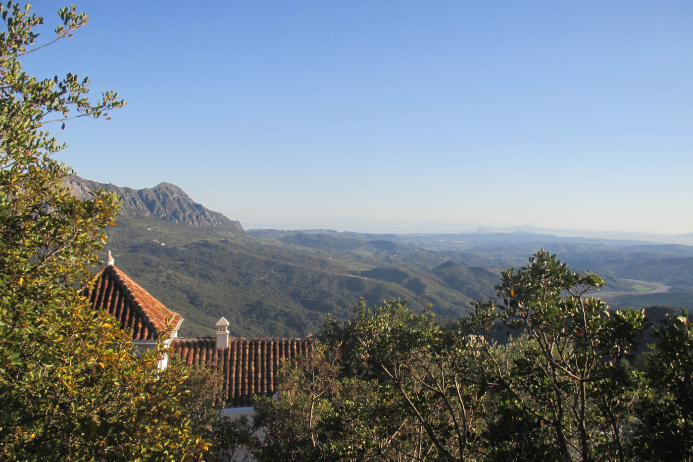 Your villa has views as far as Morocco on clear days